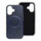 Apple iPhone 15 Pro Hülle Gentleman Mag Cover Elegant  MagSAFE  Navy blau