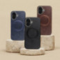 Apple iPhone 15 Pro Hülle Gentleman Mag Cover Elegant  MagSAFE  Navy blau