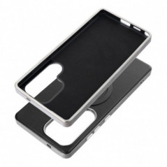 Samsung Galaxy S25 Hülle Gentleman Mag Cover Elegant  MagSAFE  Schwarz