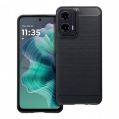 Motorola Moto G35 Hülle Carbon Elegant  Schwarz