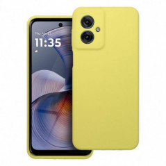Motorola Moto G55 Hülle Silicone 2mm Zitrone