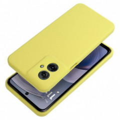 Motorola Moto G55 Hülle Silicone 2mm Zitrone