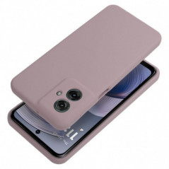 Motorola Moto G55 Hülle Silicone 2mm Sandrosa