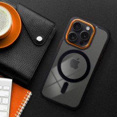 Apple iPhone 11 Hülle Color Edge Mag MagSAFE  Schwarz