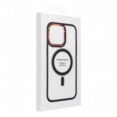 Apple iPhone 14 Hülle Color Edge Mag MagSAFE  Schwarz