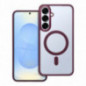 Samsung Galaxy S25 Plus Hülle Matte Mag Cove MagSAFE  Pflaumenrot