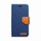 Apple iPhone 16 Book Handytaschen CANVAS Book Navy blau