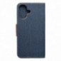 Apple iPhone 16 Book Handytaschen CANVAS Book Navy blau