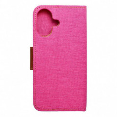 Apple iPhone 16 Book Handytaschen CANVAS Book Rosa