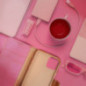 Apple iPhone 16 Pro Book Handytaschen CANVAS Book Rosa