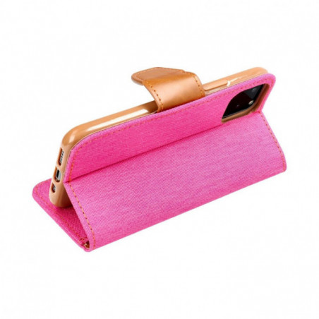 Apple iPhone 16 Plus Book Handytaschen CANVAS Book Rosa
