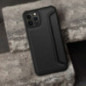Apple iPhone 16e Book Handytaschen Razor Book Kohlenstoff-Faser, Kohlenstoffmuster  Schwarz