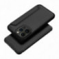 Apple iPhone 16e Book Handytaschen Razor Book Kohlenstoff-Faser, Kohlenstoffmuster  Schwarz