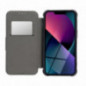 Apple iPhone 16e Book Handytaschen Razor Book Kohlenstoff-Faser, Kohlenstoffmuster  Blau