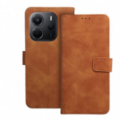 XIAOMI Redmi Note 14 4G Book Handytaschen TENDER Book Braun
