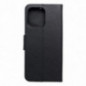 Motorola Moto G75 Brieftaschenetui Fancy Book Schwarz