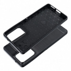 Motorola Moto G85 Hülle Carbon Elegant  Schwarz