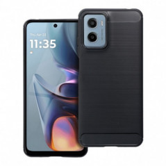 Motorola Moto G15 Hülle Carbon Elegant  Schwarz