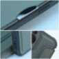 Apple iPhone 17 Pro Max Book Handytaschen Razor Book Kohlenstoff-Faser, Kohlenstoffmuster  Dunkelgrün