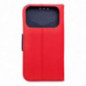 Apple iPhone 17 Pro Brieftaschenetui Fancy Book Rot / Marine