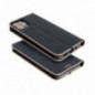 Apple iPhone 17 Book Handytaschen LUNA Book Gold Elegant  Schwarz