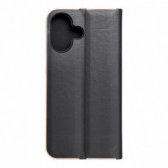Apple iPhone 17 Book Handytaschen LUNA Book Gold Elegant  Schwarz