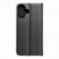 Apple iPhone 17 Book Handytaschen LUNA Book Gold Elegant  Schwarz
