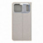Apple iPhone 17 Pro Max Book Handytaschen LUNA Book Gold Elegant  Silber