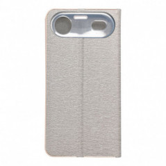 Apple iPhone 17 Air Book Handytaschen LUNA Book Gold Elegant  Silber