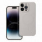 Apple iPhone 17 Pro Max Hülle Silicone Mag Cover MagSAFE  Titan