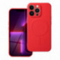 Apple iPhone 17 Hülle Silicone Mag Cover MagSAFE  Rot