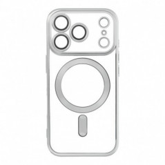 Apple iPhone 17 Pro Hülle Electro Mag MagSAFE  Silber