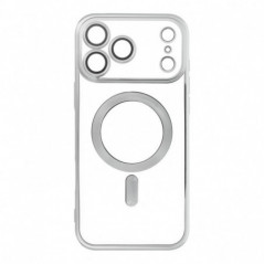 Apple iPhone 17 Pro Max Hülle Electro Mag MagSAFE  Silber