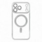 Apple iPhone 17 Pro Max Hülle Electro Mag MagSAFE  Silber