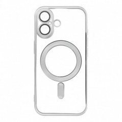 Apple iPhone 17 Hülle Electro Mag MagSAFE  Silber