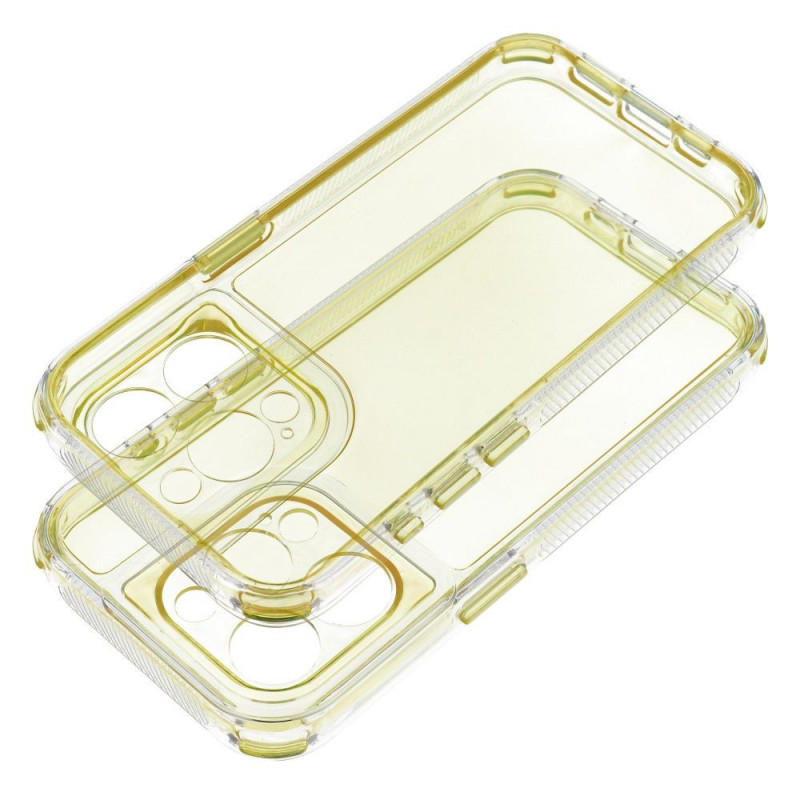 Apple iPhone 17 Pro Hülle Matrix Clear Gelb Apple iPhone 17 Pro Hülle Matrix Clear Gelb