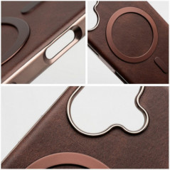 Apple iPhone 17 Hülle Gentleman Mag Cover Elegant  MagSAFE  Braun