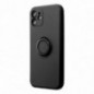 Apple iPhone 17 Pro Max Hülle Silicone ring Schwarz