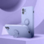 Apple iPhone 17 Pro Max Hülle Silicone ring Lila (Violet)