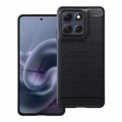 Motorola Moto G86 Hülle Carbon Elegant  Schwarz