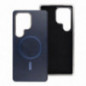 Samsung Galaxy S25 FE Hülle Gentleman Mag Cover Elegant  MagSAFE  Navy blau