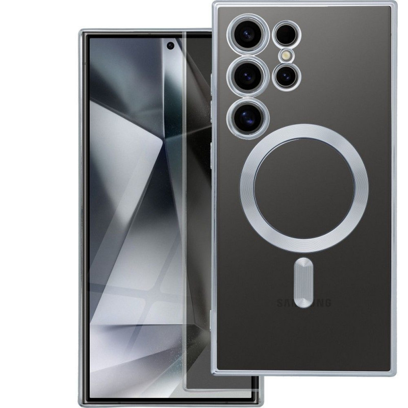 Samsung Galaxy A17 Hülle Electro Mag MagSAFE  Silber