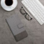 Samsung Galaxy A17 Book Handytaschen GOMMA Elegant  Grau