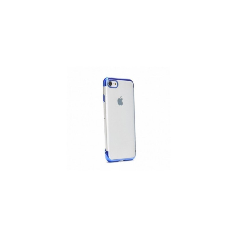 NEW ELECTRO auf Apple iPhone 8 FORCELL Abdeckung TPU Blau