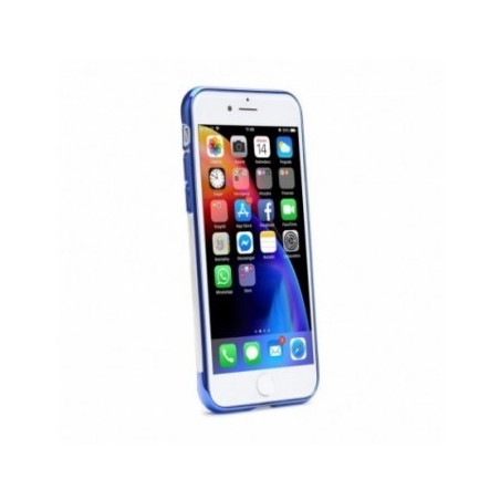 NEW ELECTRO auf Apple iPhone 8 FORCELL Abdeckung TPU Blau