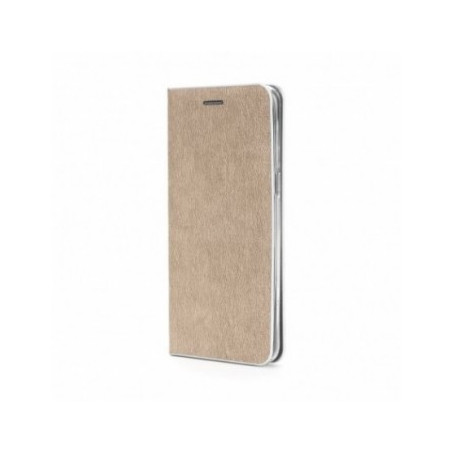 Luna Book auf Apple iPhone XR Brieftaschenetui Gold