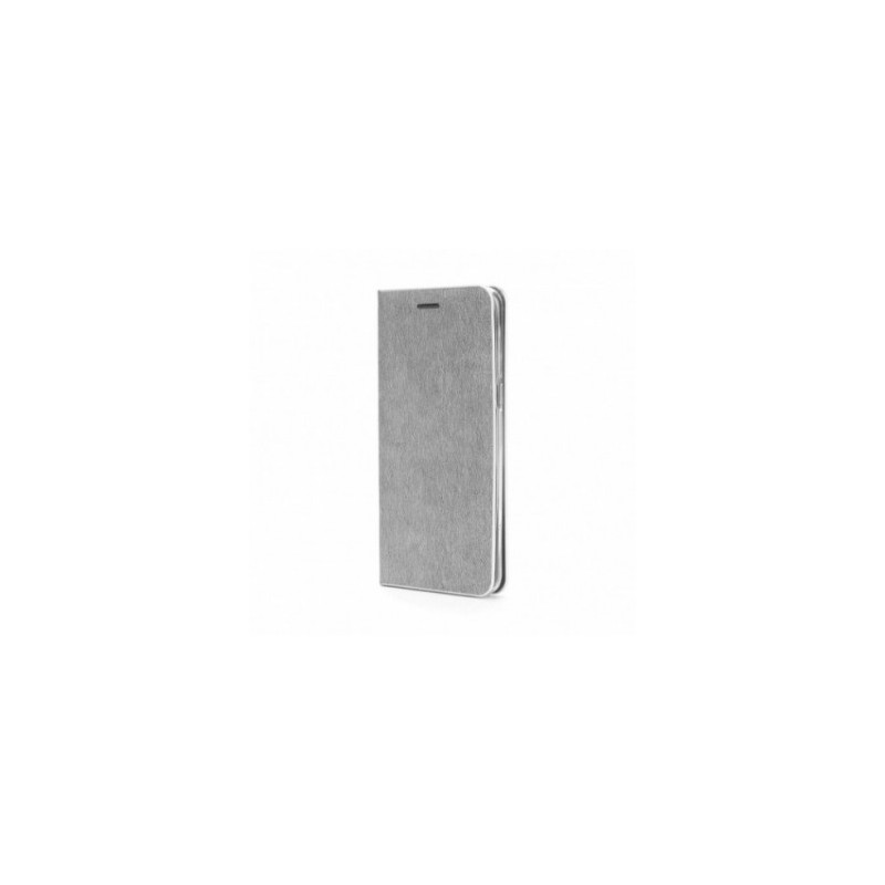 Luna Book auf Apple iPhone 11 Brieftaschenetui Silber
