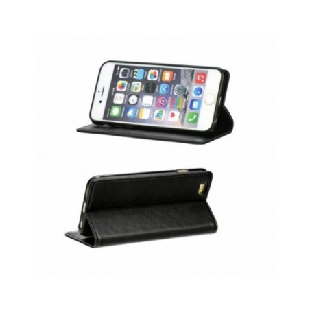 Magnet Book auf Apple iPhone 11 Brieftaschenetui Schwarz
