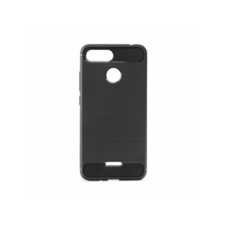 CARBON auf XIAOMI Redmi 8A FORCELL Silikonhülle Schwarz