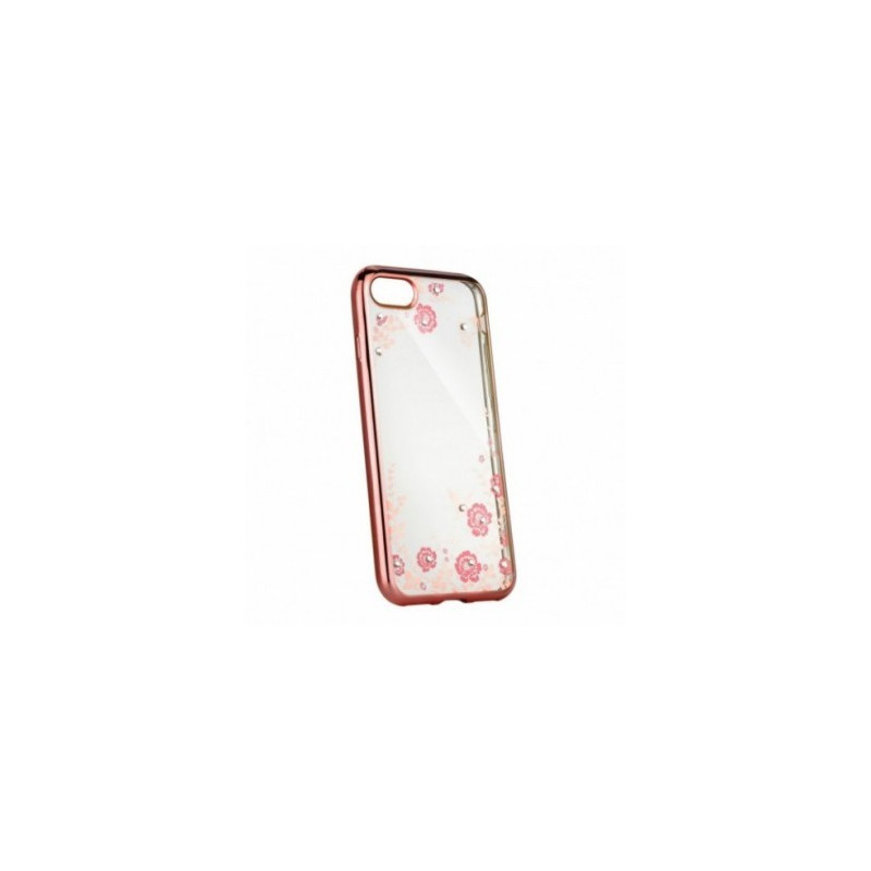 DIAMOND auf XIAOMI Redmi 8A FORCELL Abdeckung TPU Rosa